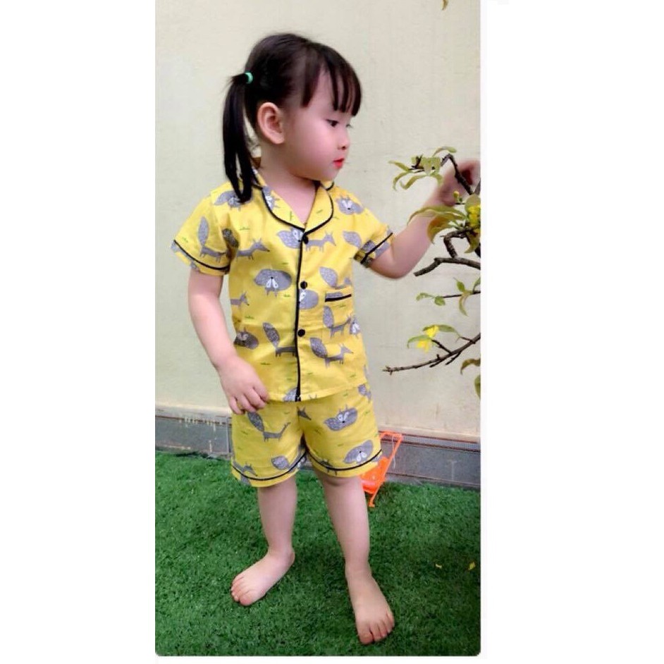 COMBO 2 BỘ PIJAMA BÉ TRAI/GÁI SIZE 10-22KG (MÀU NGẪU NHIÊN)