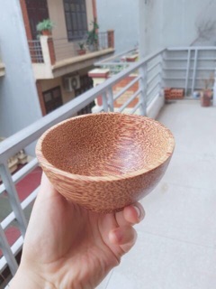 Combo Bát thìa gỗ dừa dành cho bé an toàn
