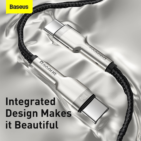 Cáp sạc nhanh Baseus Cafule Metal Data Cable Type-C to Type-C (100W)