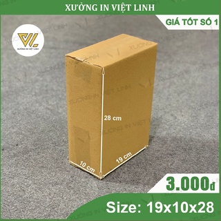 Combo 100h 28x19x10 hộp carton đóng hàng