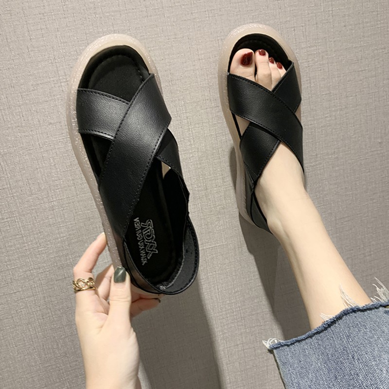 Dép Sandal Đế Bằng Chống Trượt Cho Phụ Nữ Mang Thai | BigBuy360 - bigbuy360.vn