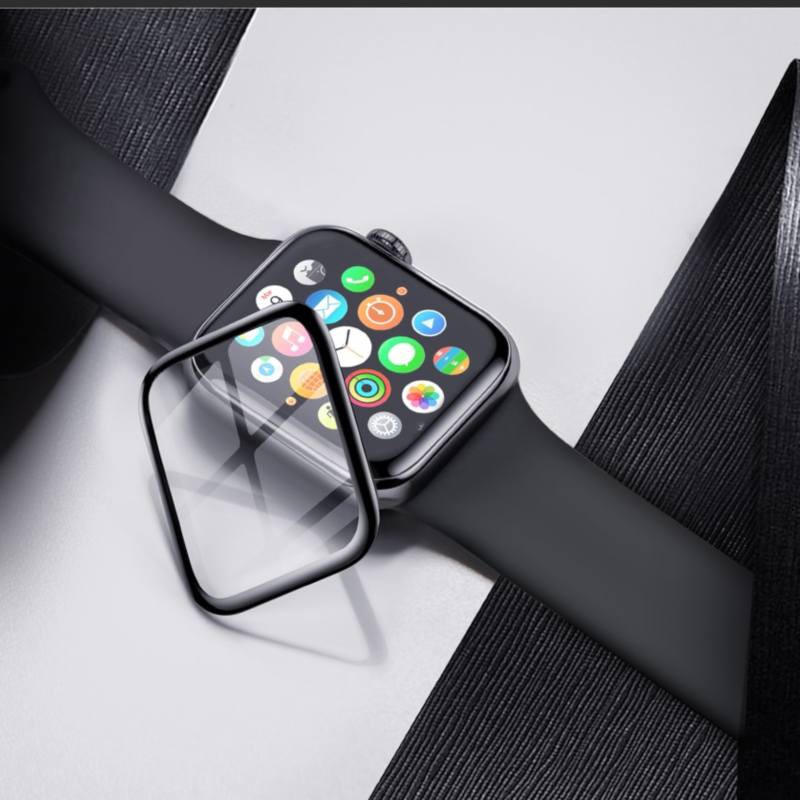 Kính Cường Lực Apple Watch 38mm 40mm 42mm 44m Full keo bảo vệ màn hình Cong 9H cho Series 5 4 3 2 1