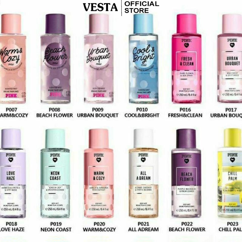 Nước Hoa Nữ 💞𝑭𝒓𝒆𝒆𝒔𝒉𝒊𝒑💖 Xịt Thơm Toàn Thân Body Mist Pink Nội Địa Trung | Thế Giới Skin Care