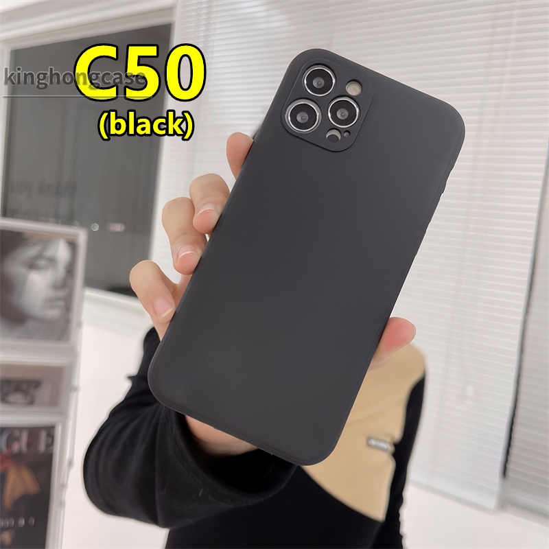 Ốp điện thoại TPU mềm màu trơn cho OPPO A15 A15S A16 A54 A5 A9 A53 A33 A31 2020 A7 A5S A12 A3S A74 A16S A52 A72 A92 A93