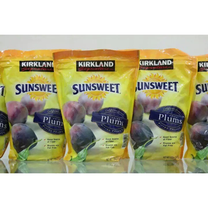 Quả Mận Sấy Khô Kirkland Sunsweet 1.59kg của Mỹ