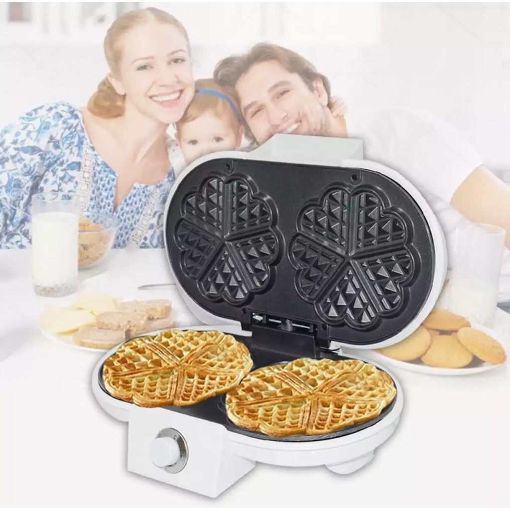 Máy Làm Bánh Kẹp Tàn Ong, Waffle, Bông Lan Đôi