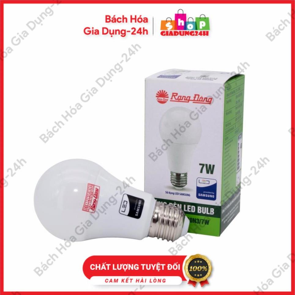 AS Vàng-Bóng Đèn LED Bulb Rạng Đông  5W, 7W Rạng Đông thay thế cho bóng đèn học sinh-Giadung24h