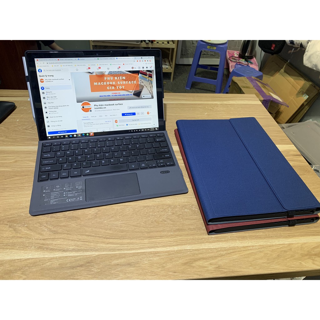 [ẢNH THẬT] Bao da surface pro 4, pro 5, pro 6, pro 7 ,Pro X đủ các màu | BigBuy360 - bigbuy360.vn