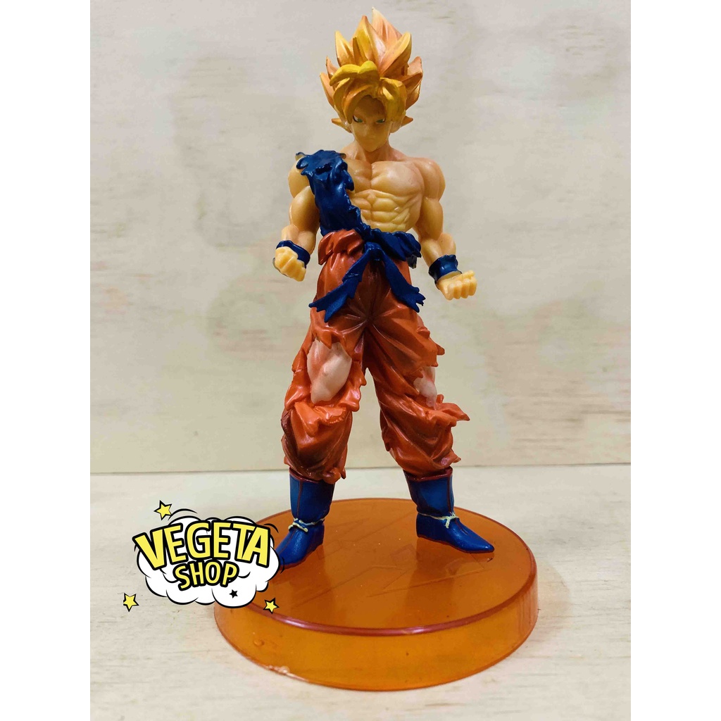 Mô hình Dragon Ball - Goku Gohan Majin Vegeta SSJ SSJ3 SSJ4 Cell Bardock Xên bọ hung - Đế cam - Cao 10~13cm