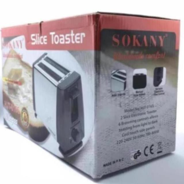 Máy nướng bánh mì 2 ngăn Sokany HJT-016S