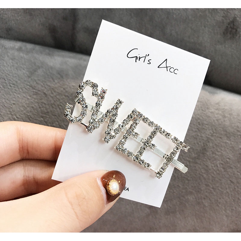 Kẹp tóc đính đá sang trọng cho nữ