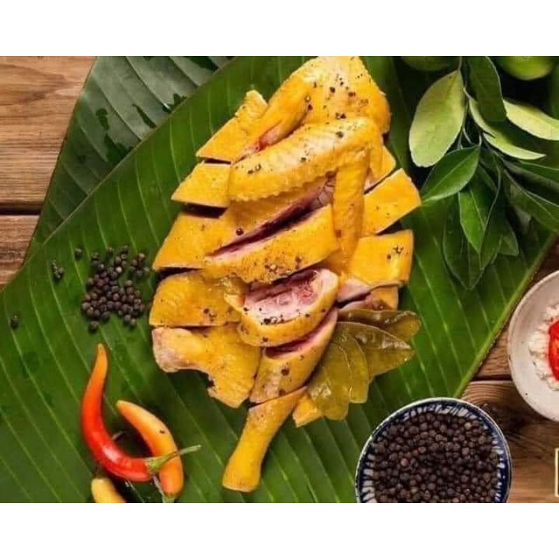 Gà ủ muối hoa tiêu thịt dai da giòn thơm ngon, Gà nửa con, Giao liền trong 2h nội thành HCM