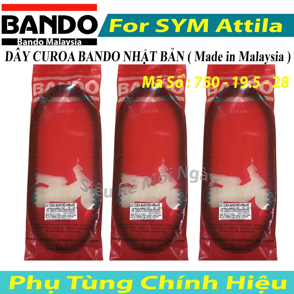 Dây Curoa SYM Attila Bando Malaysia