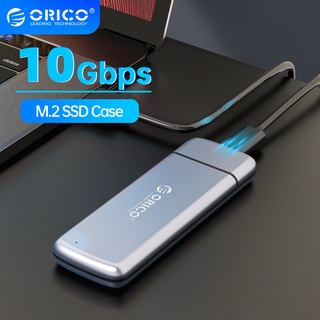 Vỏ ổ cứng ORICO SATA SSD PCIE NGFF M/B M2 NVME M.2 điều hợp USB loại C 3.1 trong suốt(M2L2-V03C3)