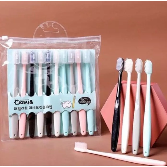 SÉT 10 BÀN CHẢI NHẬT BẢN
