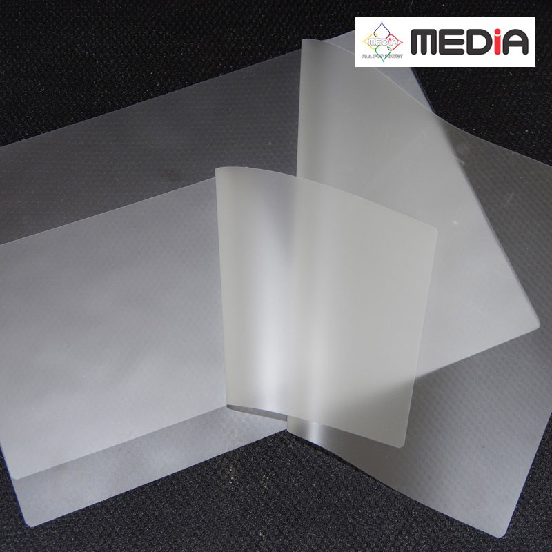 Màng Ép Plastic A6 MEDIA inkjet, Màng Ép Nhựa , Kích Thước 11 x 16cm (A6), Độ Dày 80 Micro, 100 Tờ