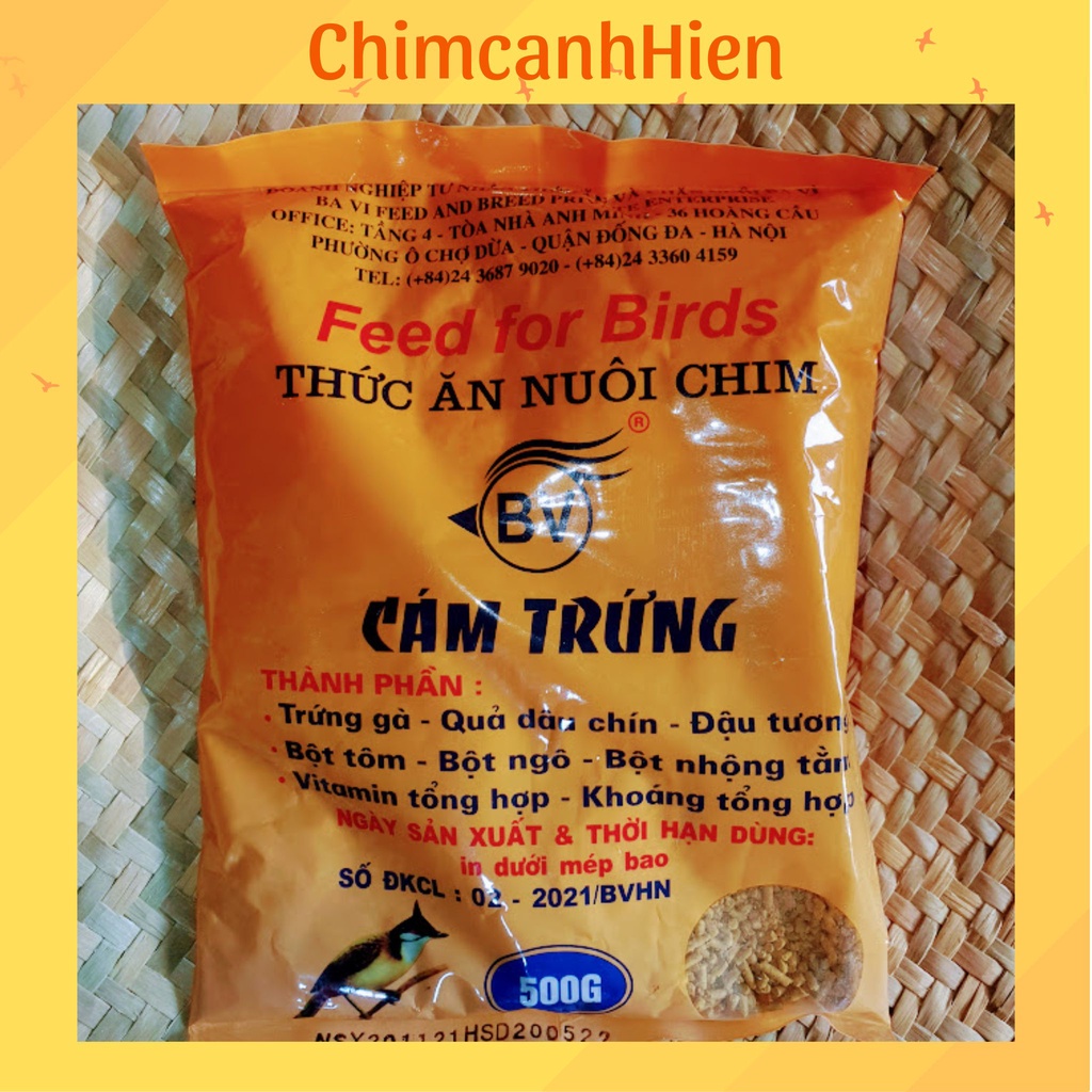 Cám trứng Ba Vì cho các loại chim - 500gr
