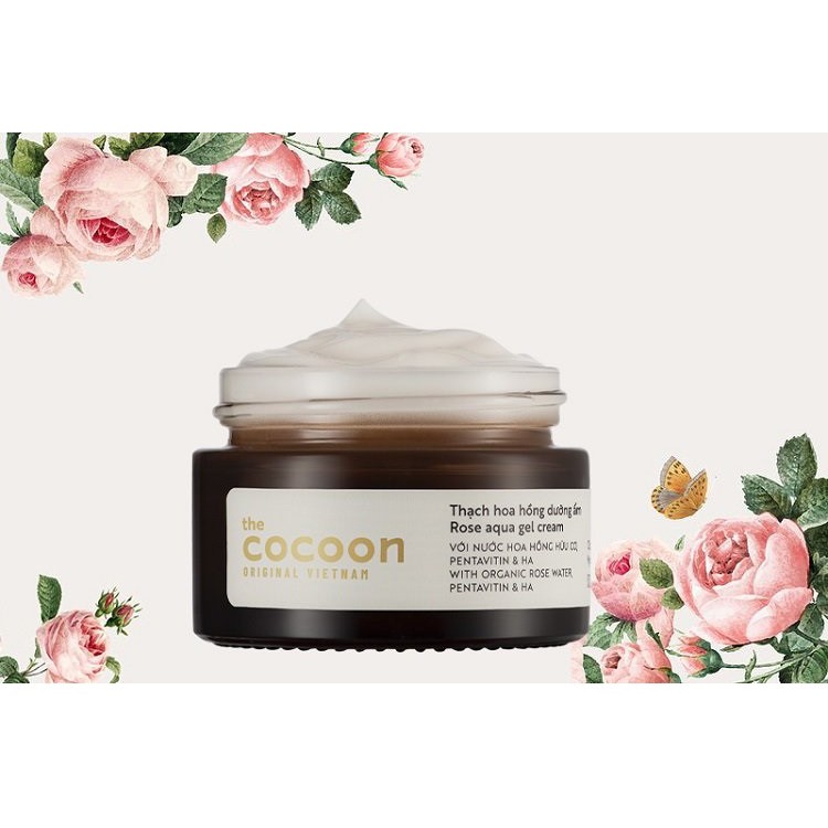 [Mã COSCOCOT3 -8% đơn 250K] Thạch Hoa Hồng Dưỡng Ẩm Cocoon 30ml