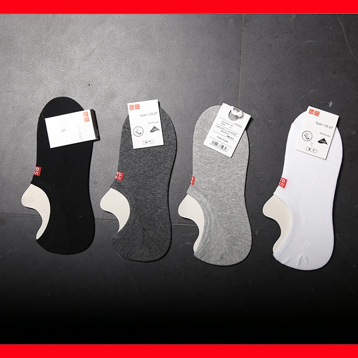 Combo 5 đôi Tất (Vớ) nam ngắn cổ kháng khuẩn