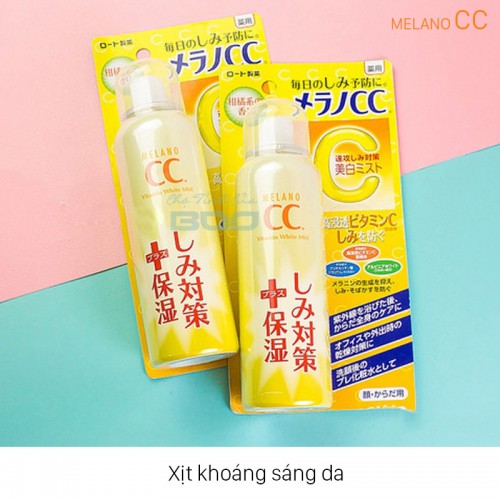 Xịt Khoáng CC Melano Rohto Whitening Mist