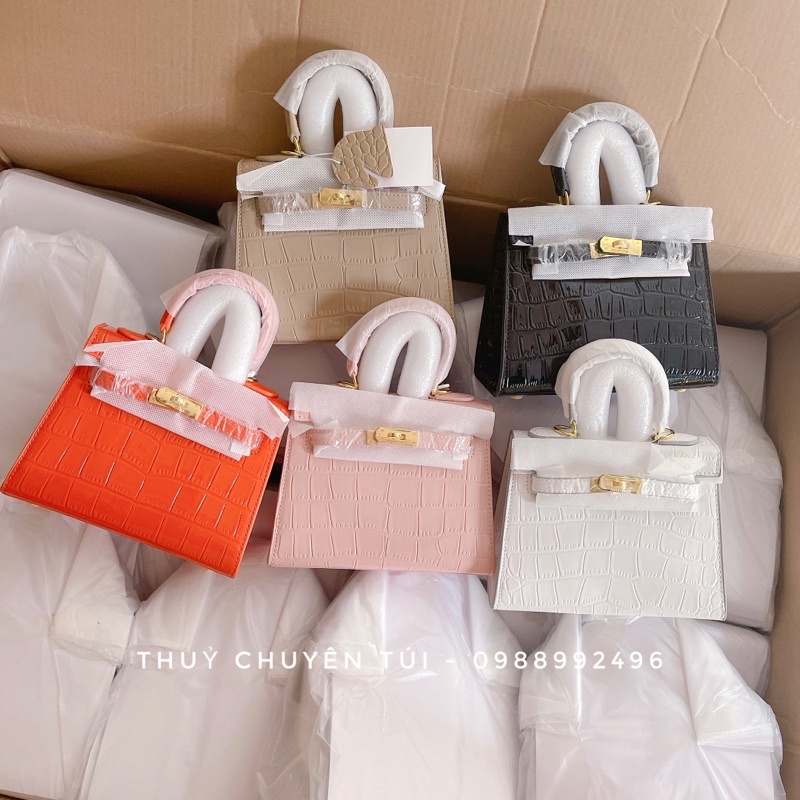 Túi HM dáng đứng size 21 kèm hộp