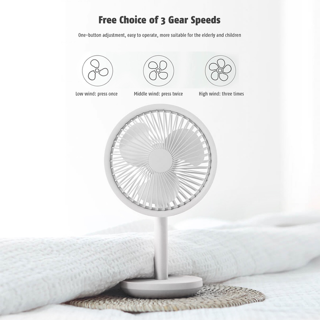 Quạt làm mát để bàn XIAOMI YOUPIN Solove 3 chế độ gió USB 5W chuyên dụng