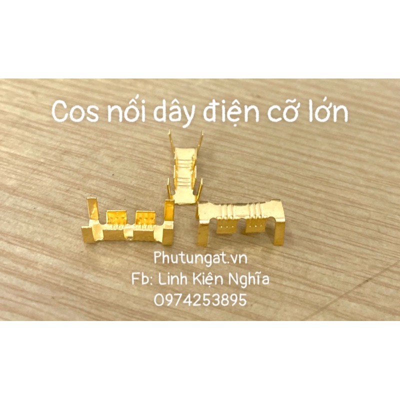 Cos nối dây điện kích cỡ lớn dùng cho dây điện lõi 1.0 (1 bịch 50 cái)