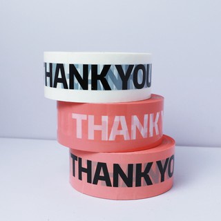 Băng dính đóng gói hàng thankyou cuộn lớn 100m băng dính thankyou