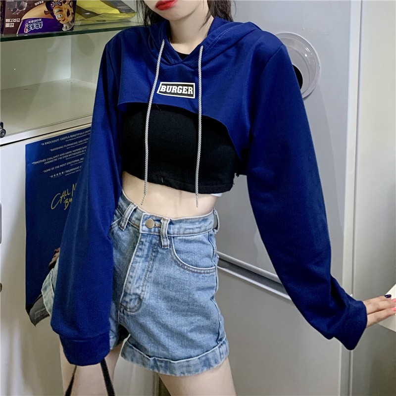 [CÓ SẴN] Áo hoodie cut out đủ màu Burger cực hot