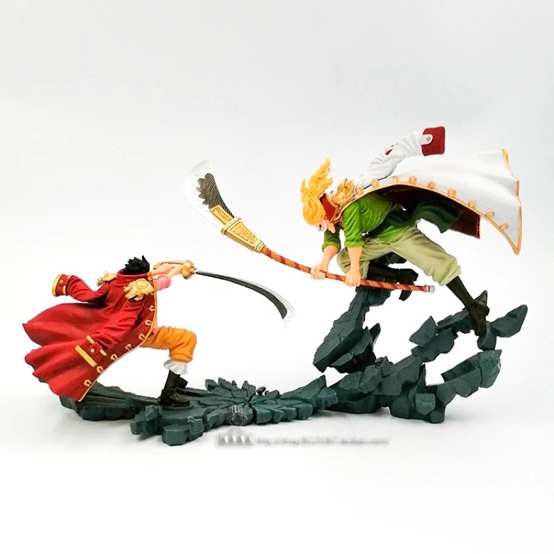 Mô hình râu trắng đại chiến Gol D. Roger- Mô hình OnePiece