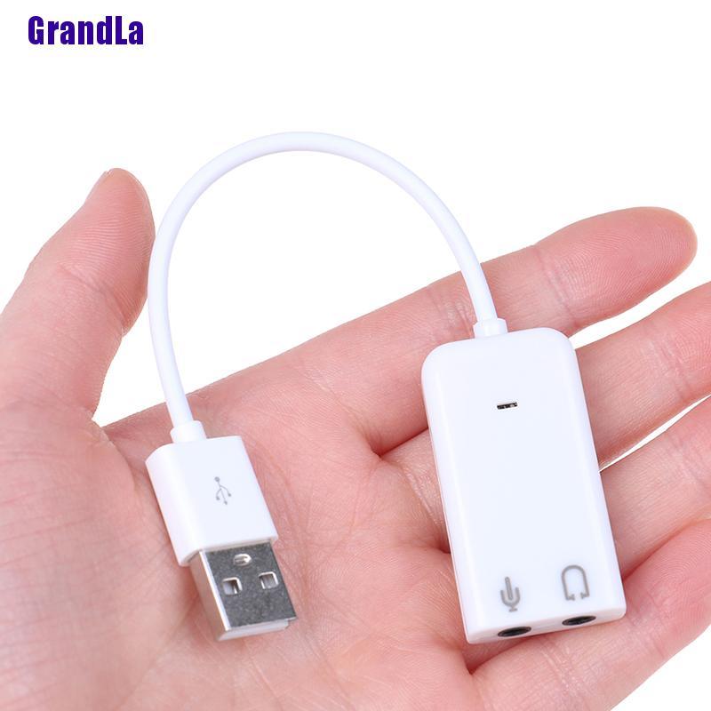 Card Âm Thanh Usb 7.1 Kèm Dây Cáp 3.5mm