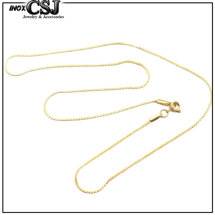 dây chuyền nữ inoxsố 8 nhỏ nhí khóa xịn màu vàng siêu đẹp, bền màu, chuẩn thời trang