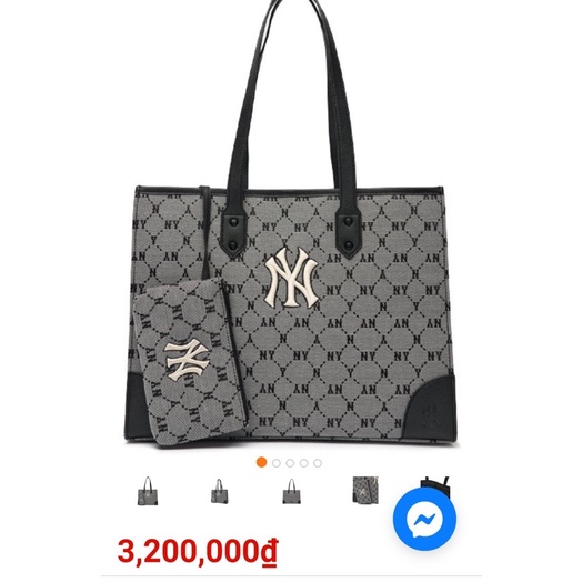 💥XẢ HÀNG💥 Túi tote, túi xách đi chợ MLB NY monogram