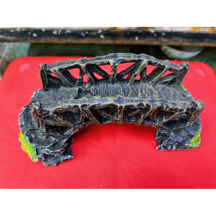 CẦU TRANG TRÍ HỒ CÁ NON BỘ 15X6X5CM