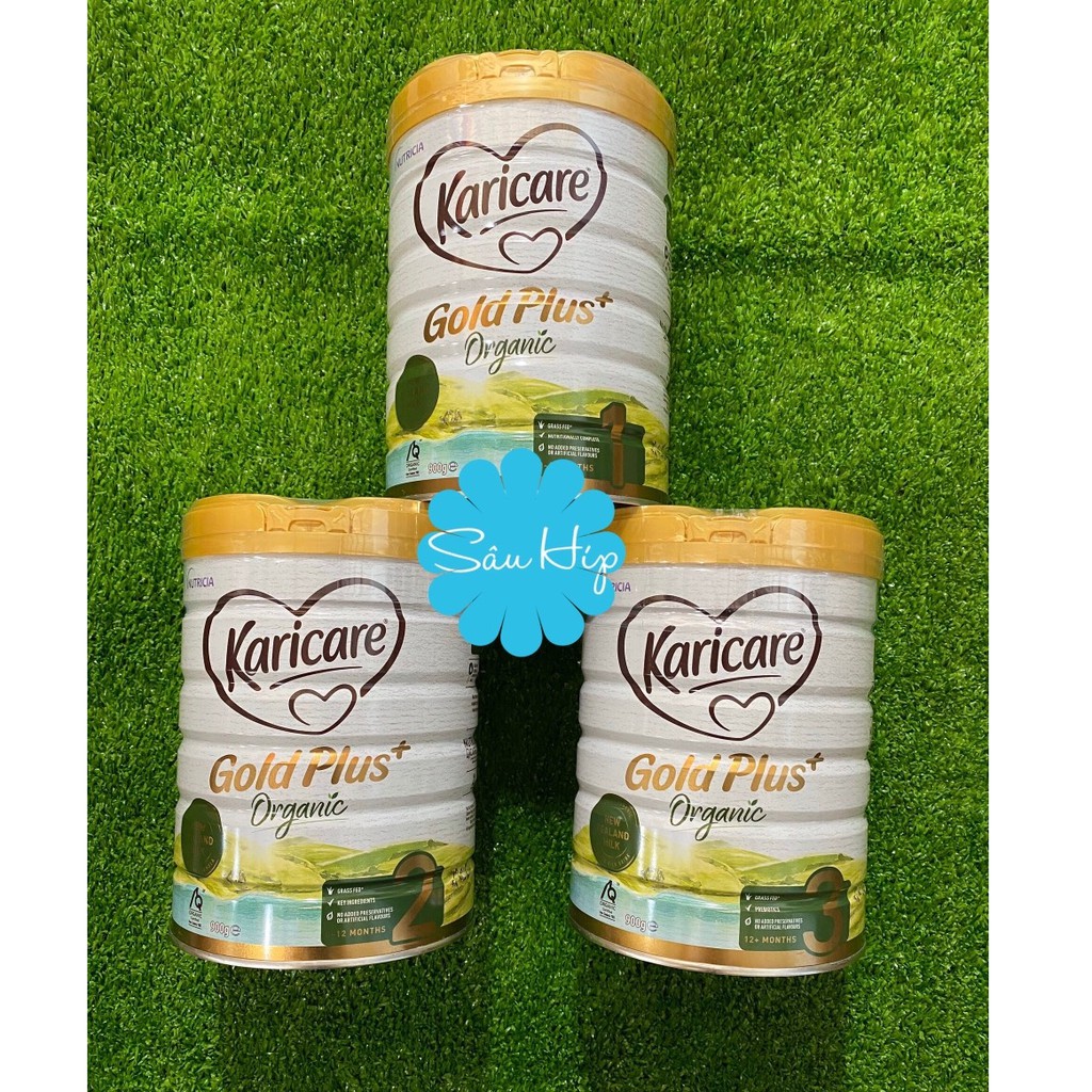 Sữa Hữu Cơ KARICARE ORGANIC GOLD PLUS+ của Úc 900Gr