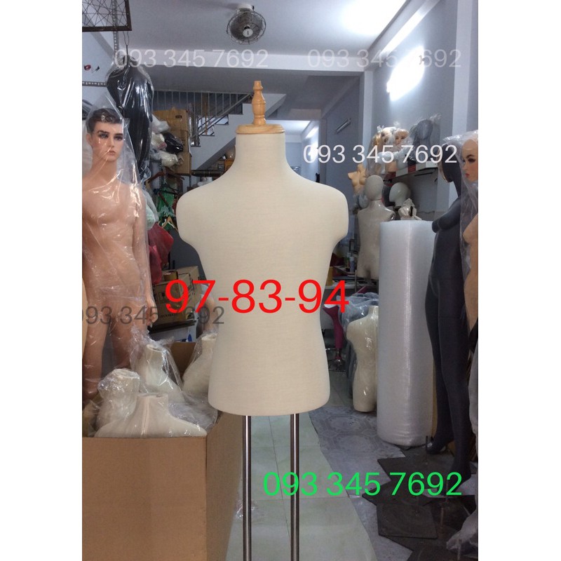 Combo manocanh nam nữ chân sắt (size M)