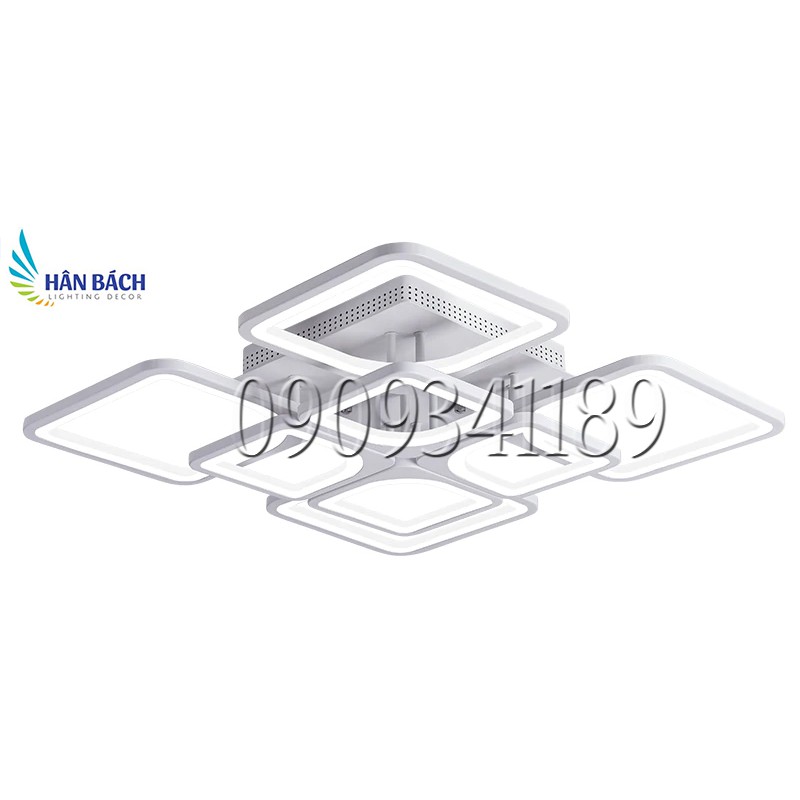 Đèn Mâm LED Ốp Trần Hiện Đại Trang Trí Phòng Khách Led 3 Chế Độ