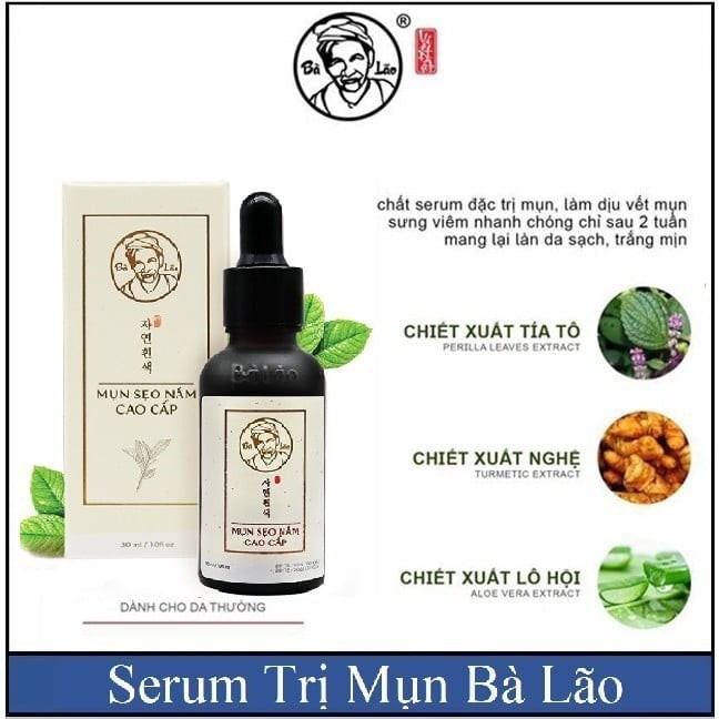 [Chính Hãng Bà Lão] TÁI TẠO CAO CẤP BÀ LÃO - GIẢM MỤN HIỆU QUẢ - 30ML