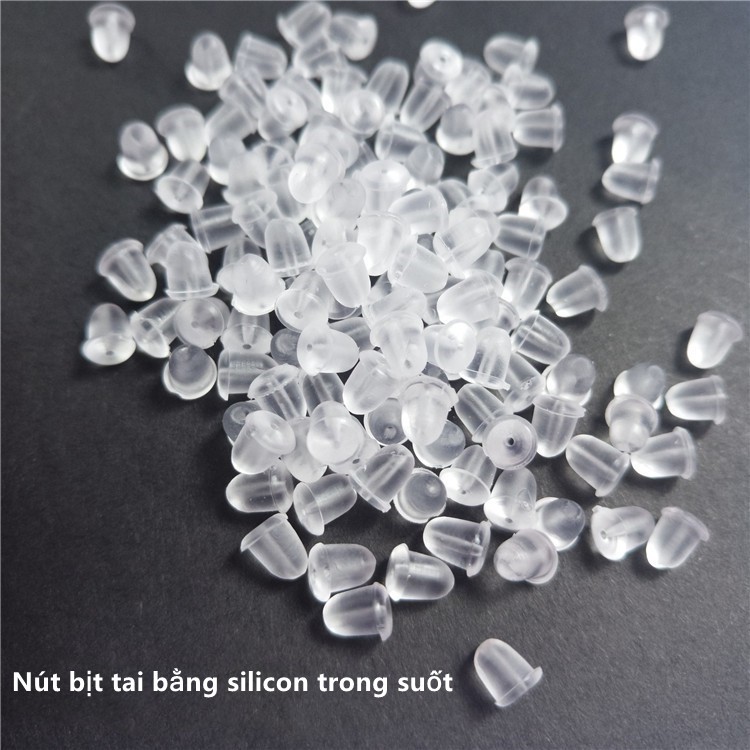 Phụ Kiện Làm Bông Tai Thủ Công B39 Chất Liệu Silicon
