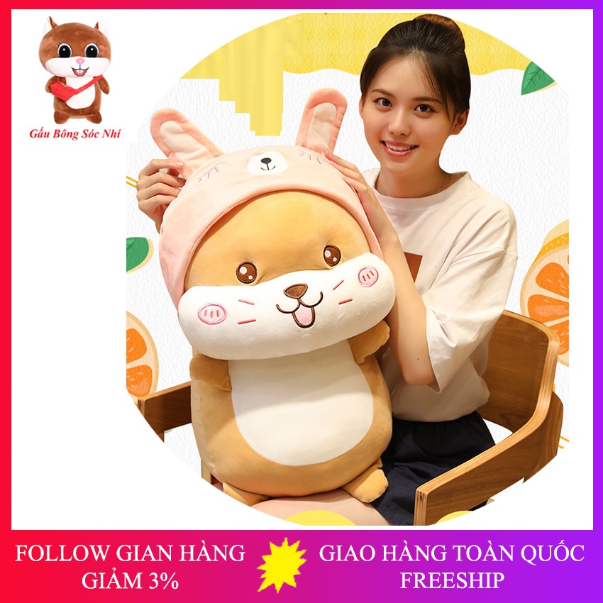 Gấu Bông Chuột Hamster 💥 FREESHIP 💥 Gấu Bông Sóc Nhí - Gấu bông sóc chuột hamster xinh xắn