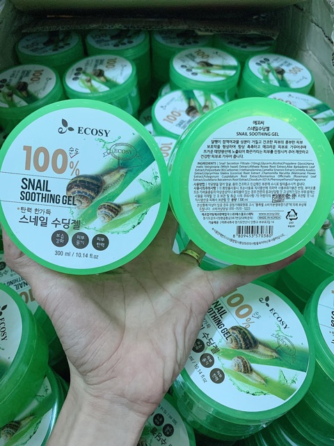 Gel dưỡng da nha đam ốc sên ecosy 300ml