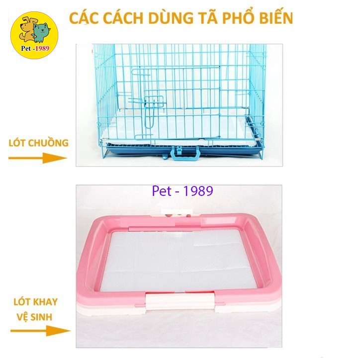 [Mã 159FMCGSALE giảm 8% đơn 500K] 1 Bịch Tã Lót Chuồng - Tã Lót Vệ Sinh Cho Chó Mèo Pet-1989