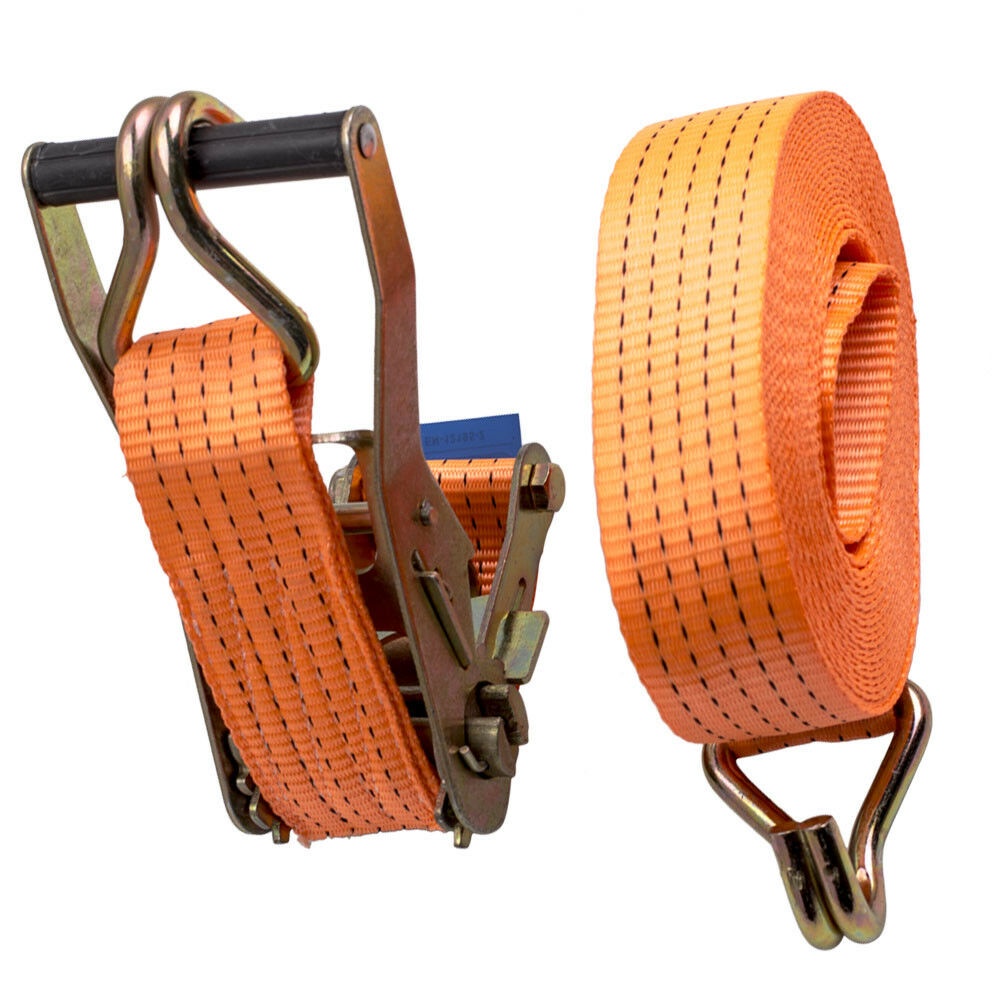 [Giá xưởng]  (Tùy chọn) Dây chằng hàng bản 50mm 3 tấn - chằng hàng hóa, chằng pallet máy móc màu cam