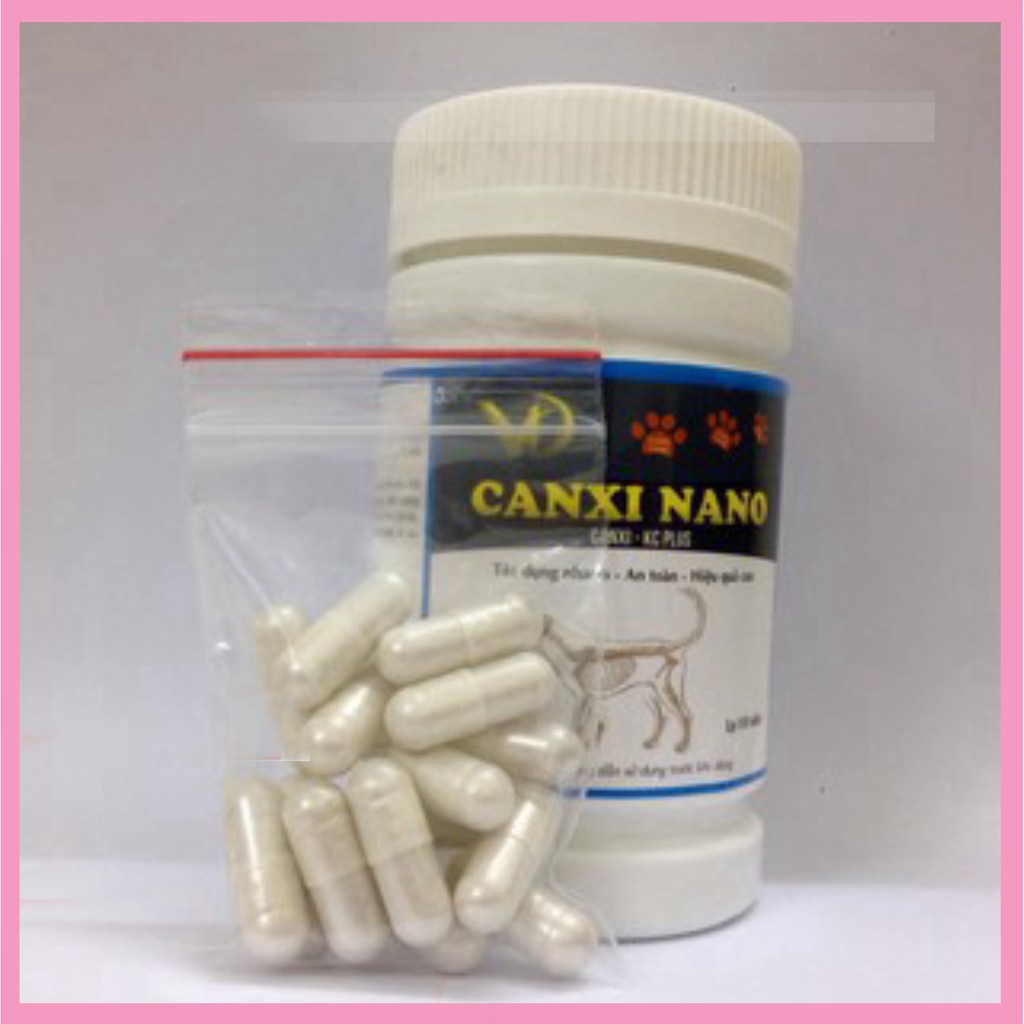 Viên Canxi Nano dành cho chó mèo loại 150 Viên