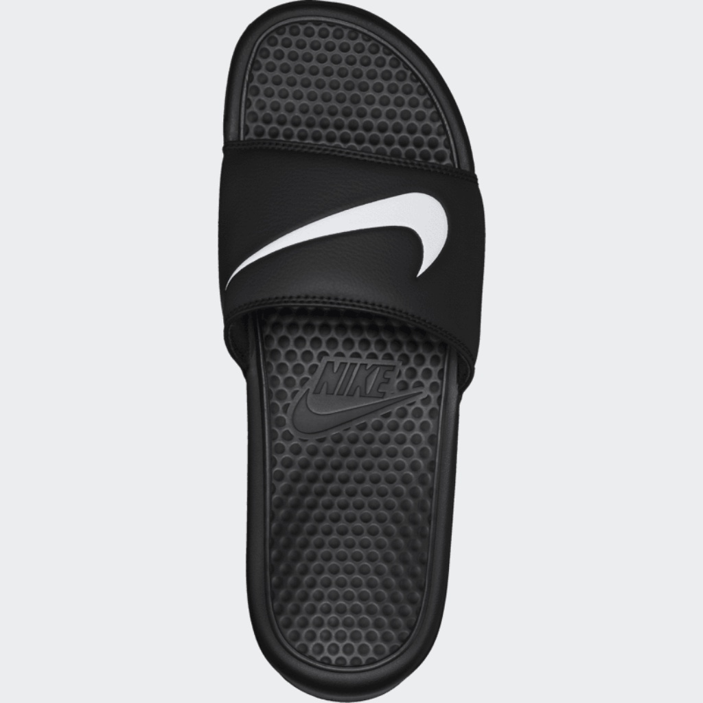 Dép Nike đen quai ngang nam nữ/ Dép Nike benassi swoosh 2023