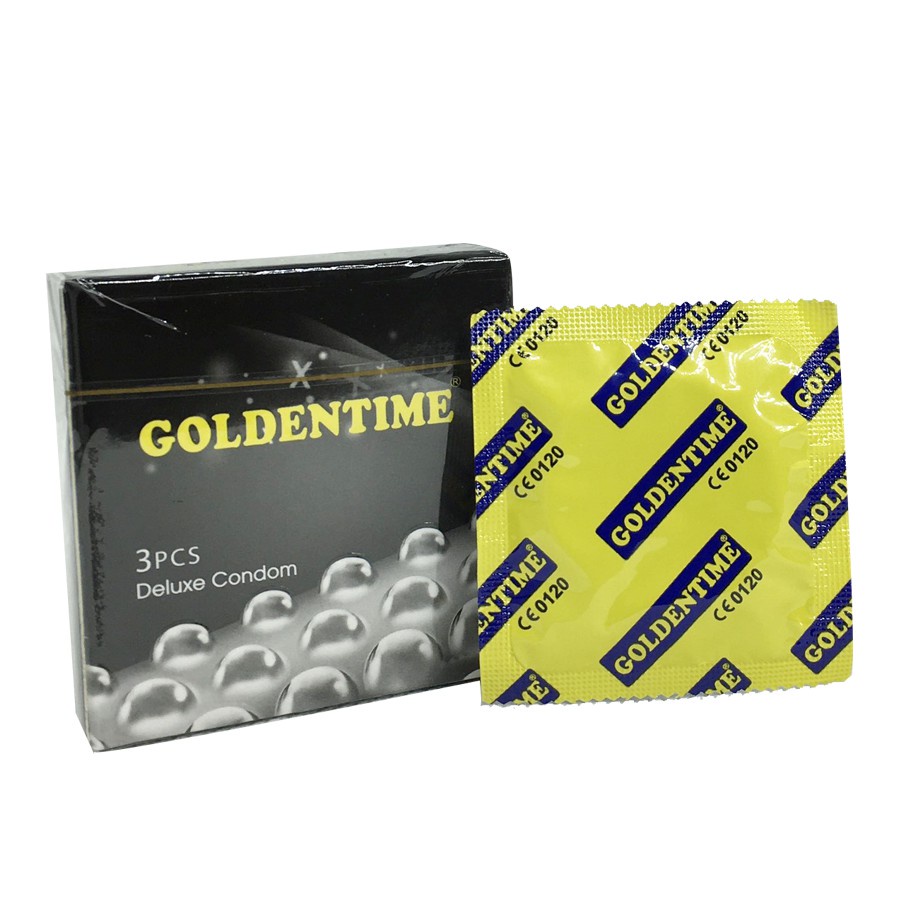 ✅ Bao cao su có gai và gân Goldentime bao cao su chống xuất tinh sớm, bcs siêu mỏng, dai, giá rẻ