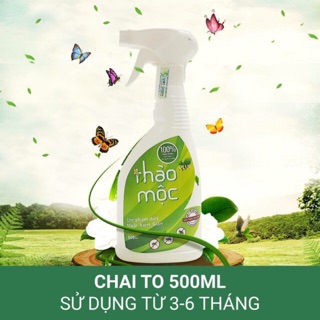 Thảo mộc xịt muỗi kiến dán hương quế.
