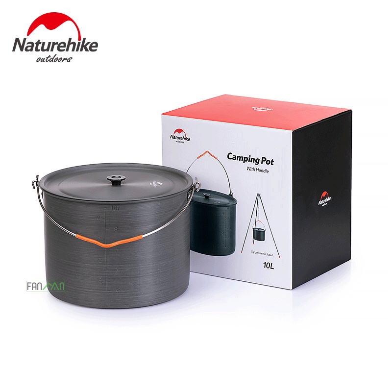 NỒI TREO DÃ NGOẠI NATUREHIKE NH20CJ009 NH19CJ003 NH17D021-G | NỒI NHÔM TREO DU LỊCH NHIỀU KÍCH THƯỚC
