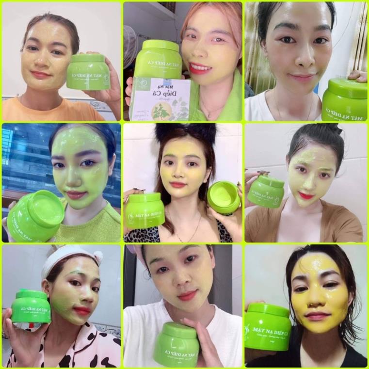 Mặt nạ diếp cá igreen, mặt nạ diếp cá 150gr giảm mụn, se khít lỗ chân lông dưỡng trắng cấp ẩm giúp da trắng sáng
