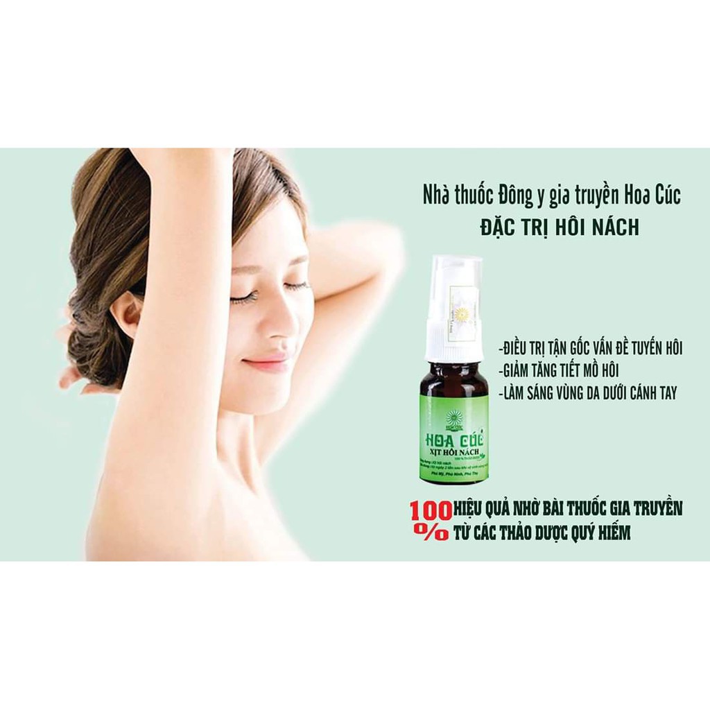 (Chính Hãng) Xịt Triệt Hôi Nách Hoa Cúc - Ngăn Tiết Mồ Hôi - Giảm Thâm (Mẫu Mới) | BigBuy360 - bigbuy360.vn